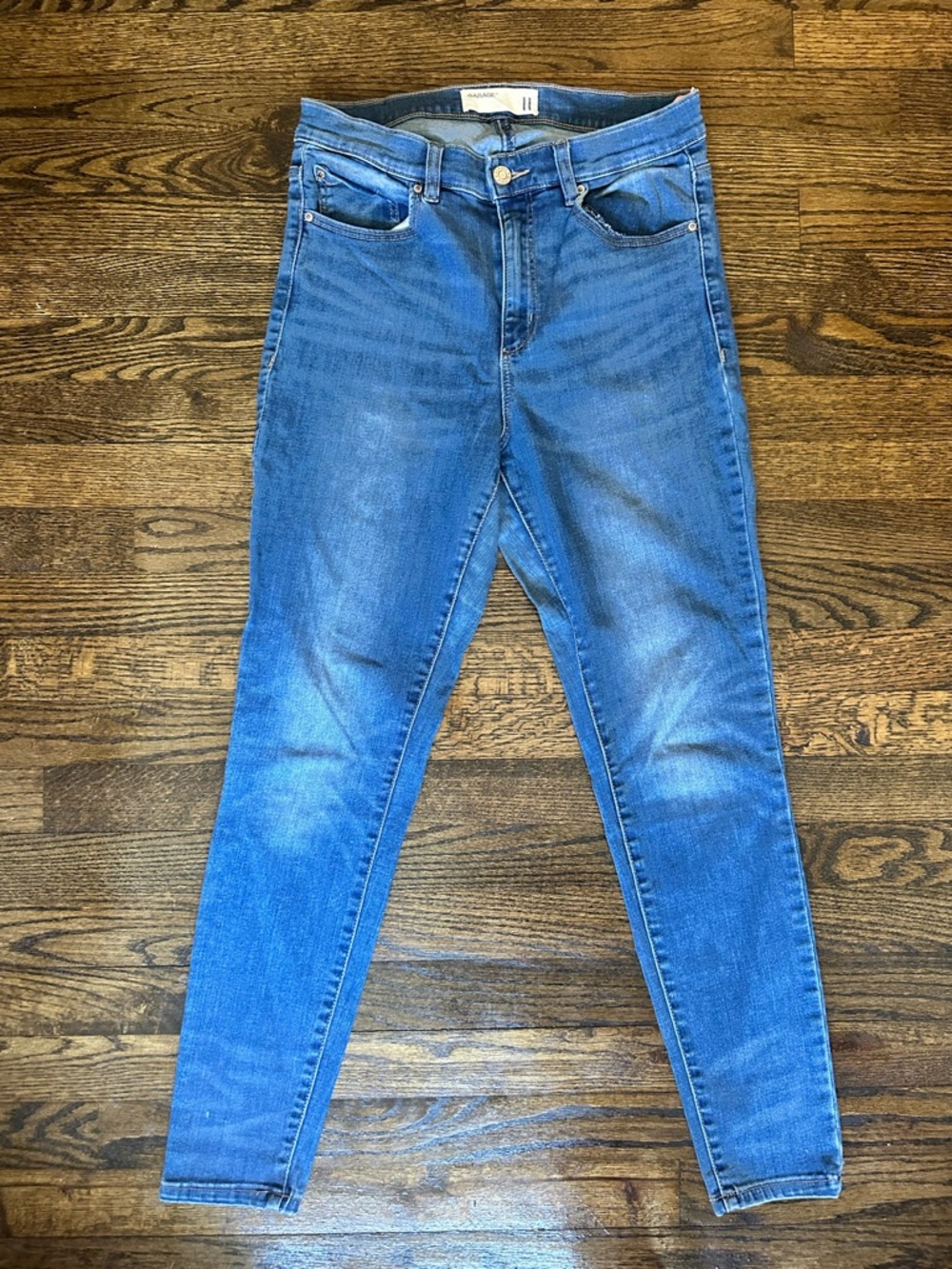 Garage Denim High Rise Skinny Denim Jeans, Size 11